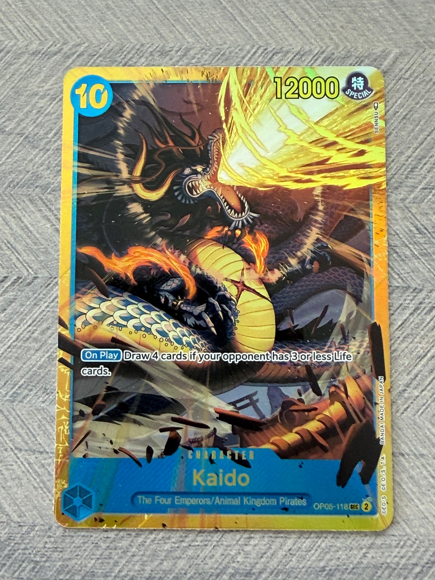 Kaido OP05-118 SEC Awakening of the New Era One Piece Card - English