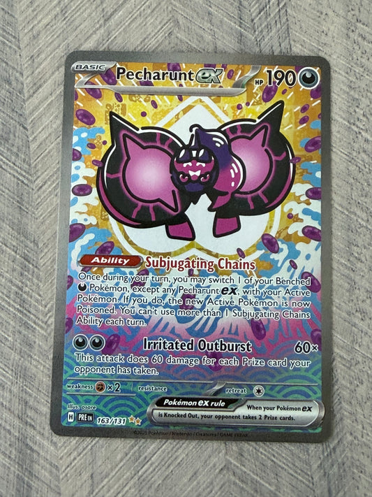 Pecharunt 163/131 SIR Prismatic Evolutions Pokémon Card - English