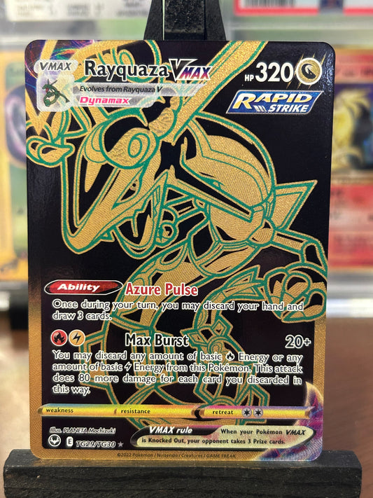 Rayquaza V Gold  TG29/TG30 Silver Tempest Pokémon Card - English