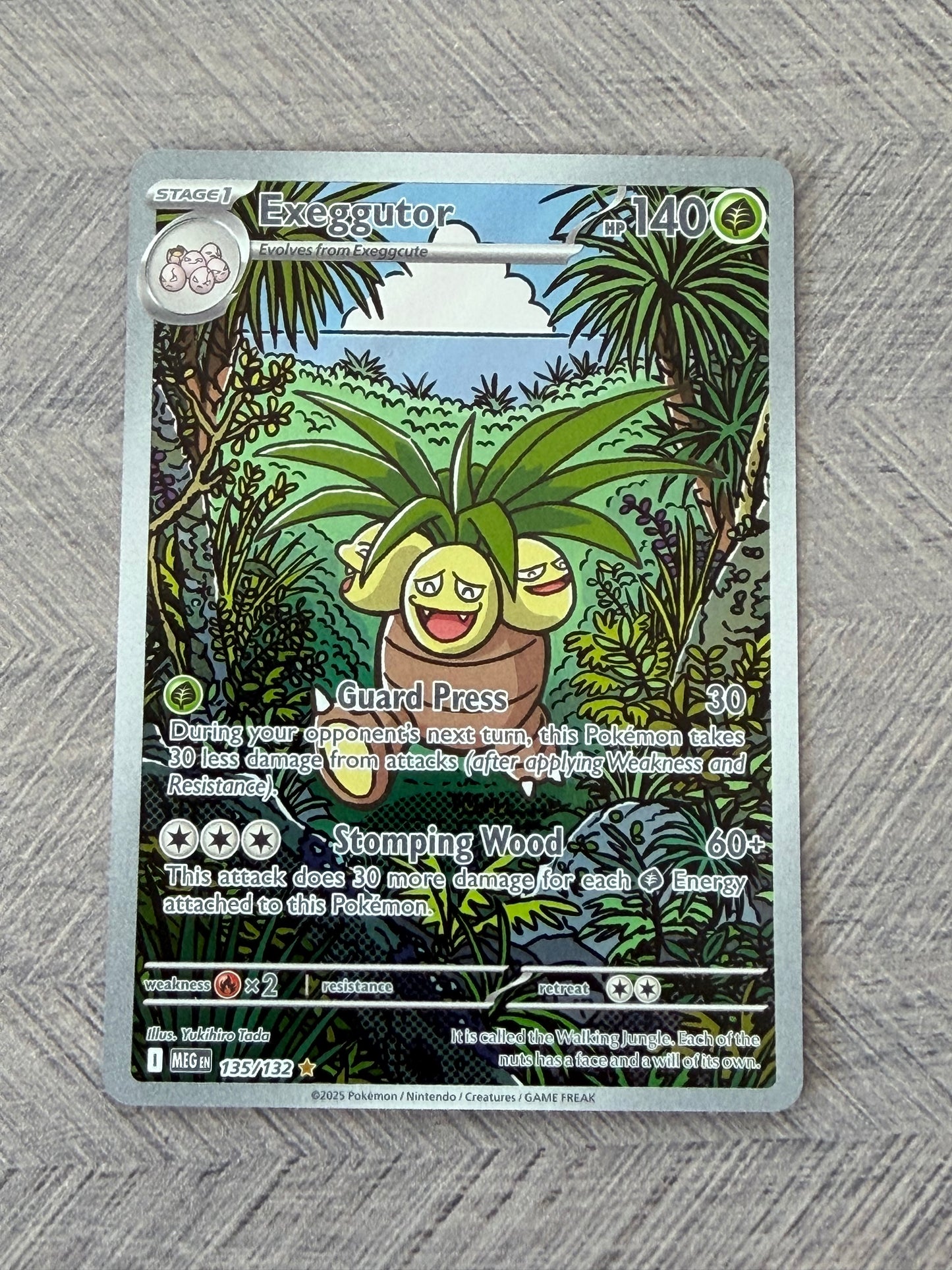 Exeggutor 135/132 IR Mega Evolution Pokémon Card - English