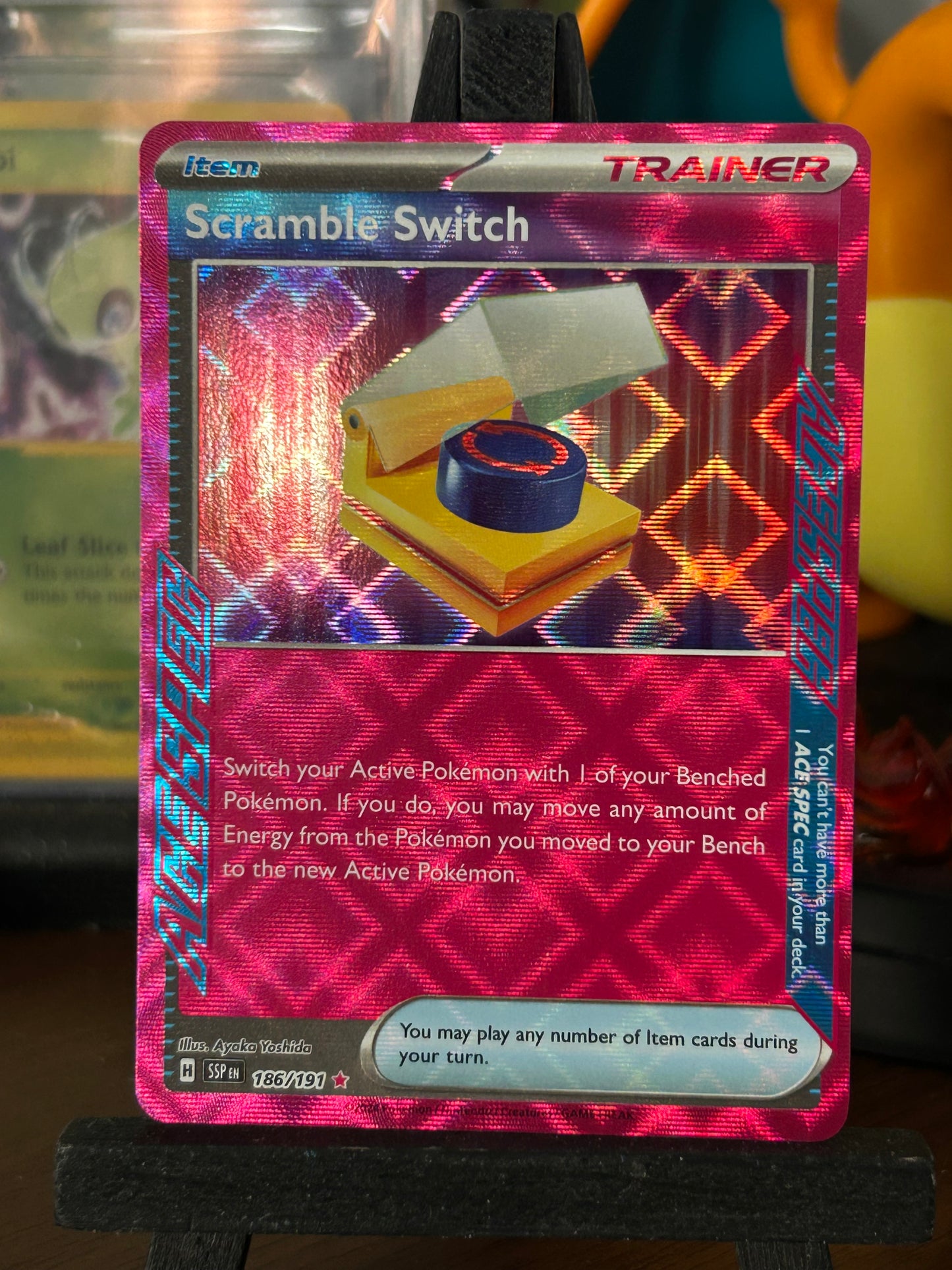 Scramble Switch Ace Spec 186/191 Surging Sparks Pokémon Card - English