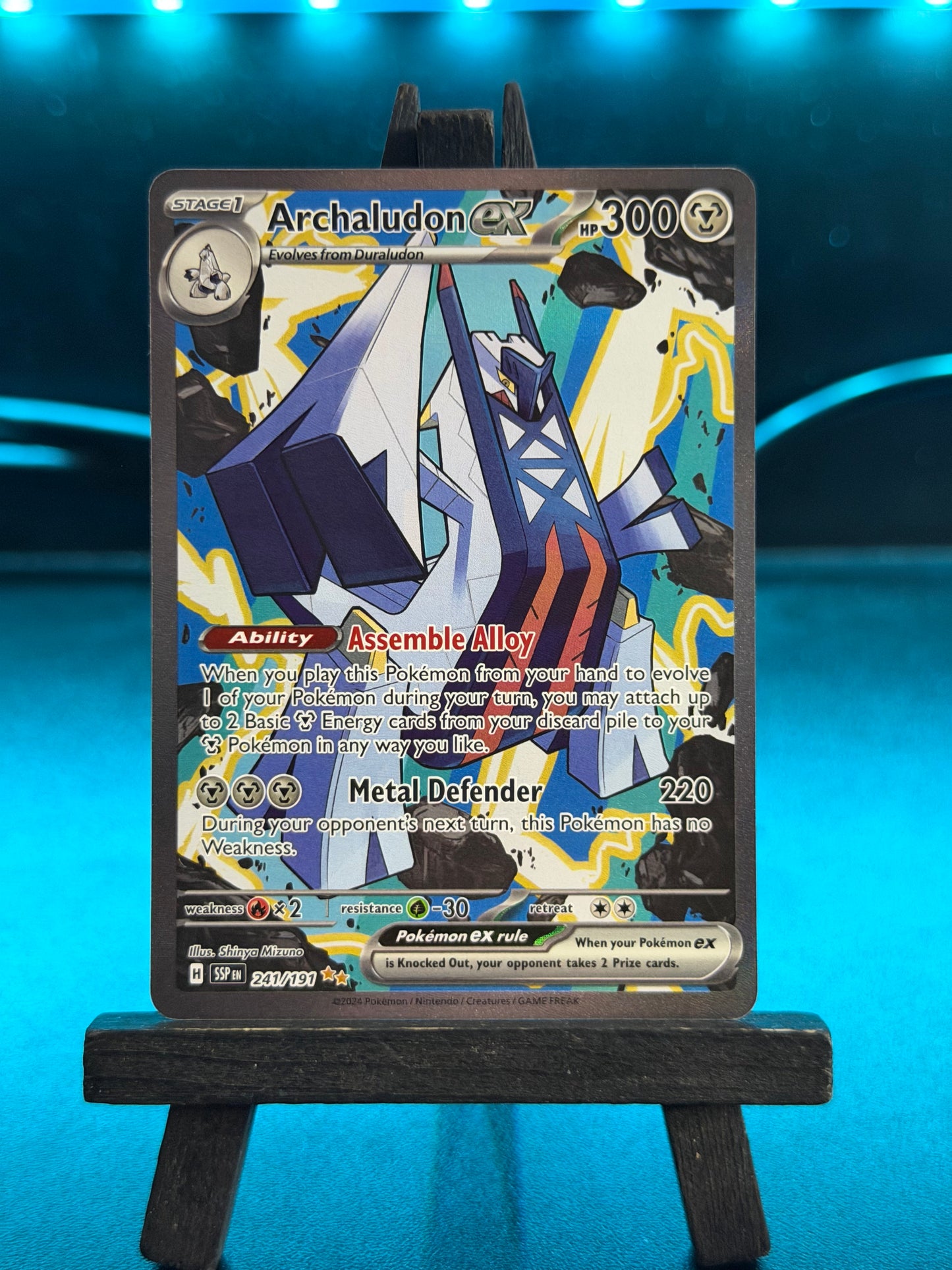 Archaludon ex 241/191 SIR Surging Sparks Pokémon Card - English