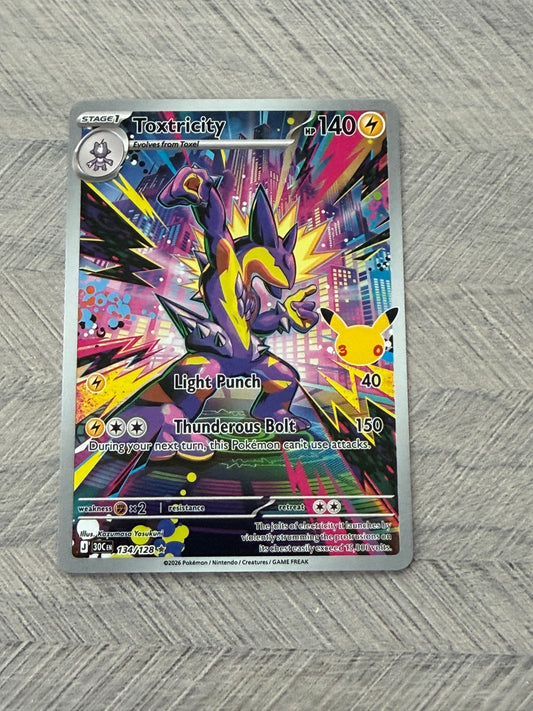 Toxtricity 134/128 IR 30th Celebration Pokémon Card - English
