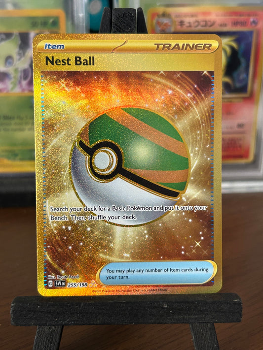 Nest Ball Gold 255/198 Scarlet & Violet Base Pokémon Card - English