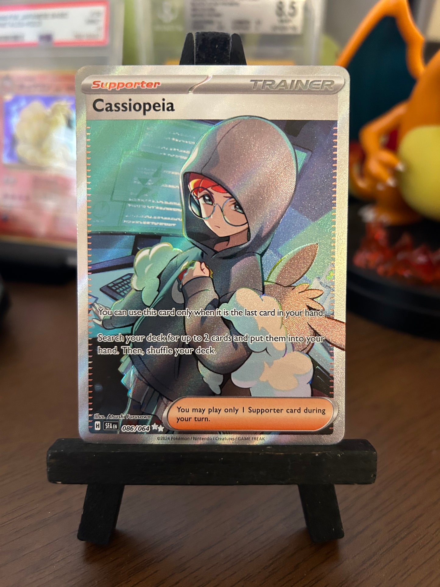 Cassiopeia Full Art 086/064 Shrouded Fable Pokémon Card - English