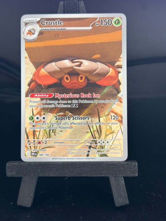 Crustle 186/182 IR Destined Rivals Pokémon Card - English