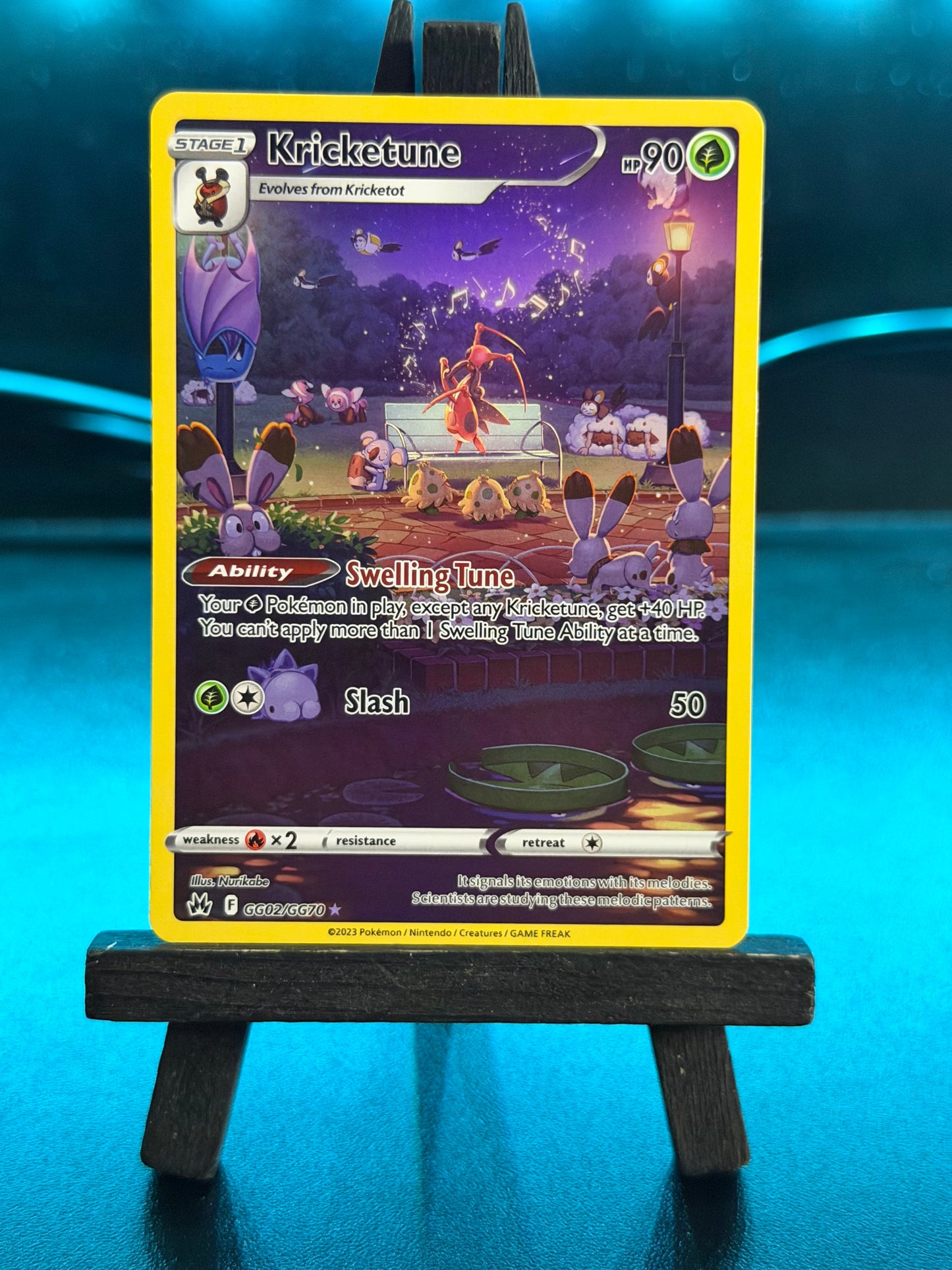 Kricketune GG02/GG70 Crown Zenith Pokémon Card - English