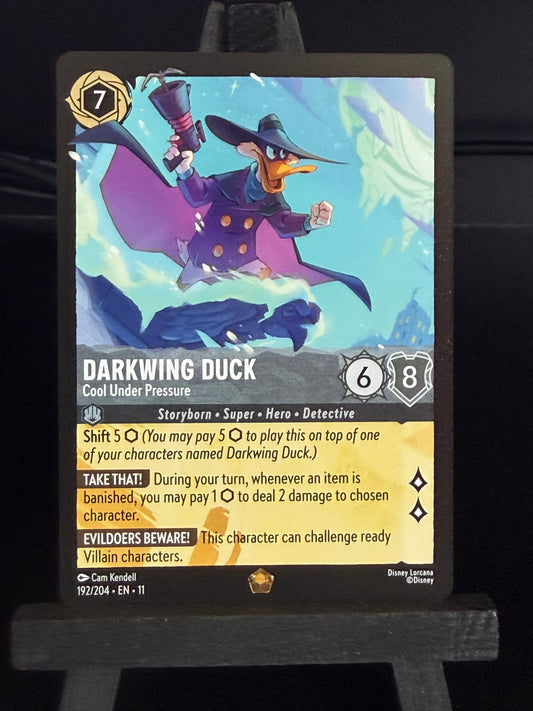 Darkwing Duck - Cool Under Pressure 192/204 Legendary Wintrerspell Disney Lorcana Card