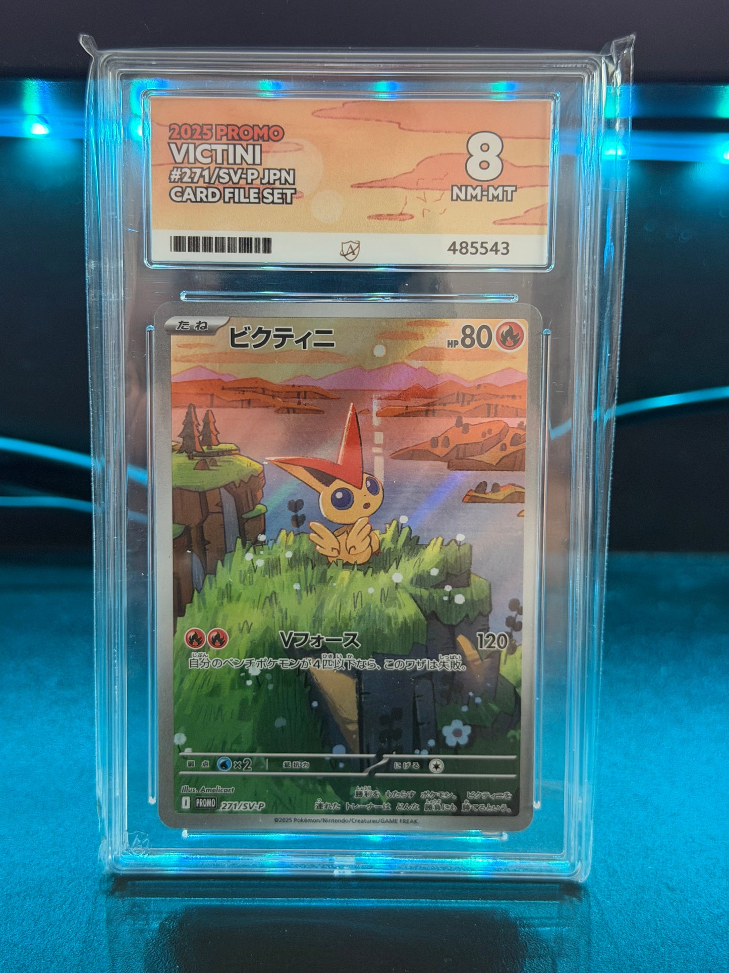 Victini 271/SV-P Card File Set Promo - NM-MT 8 Ace Graded Card