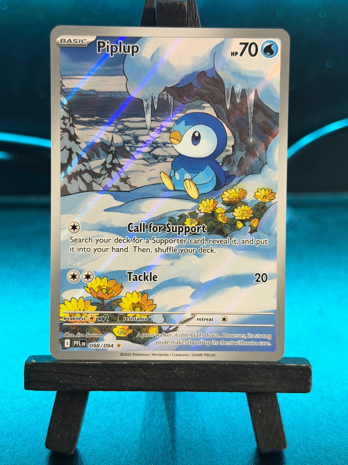Piplup 098/094 IR Phantasmal Flames Pokémon Card - English