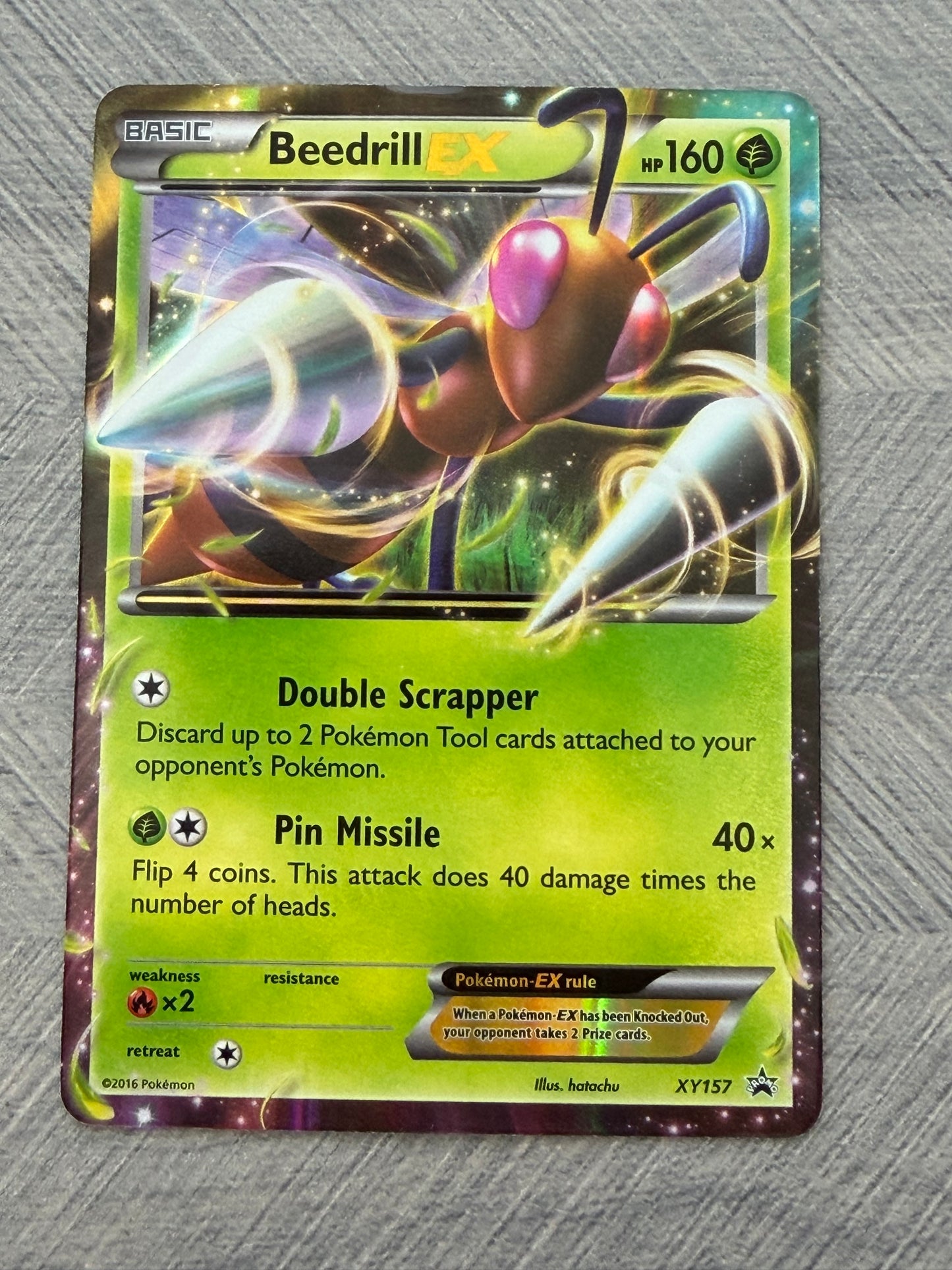 Beedrill XY157 Black Star Promo Pokémon Card - English