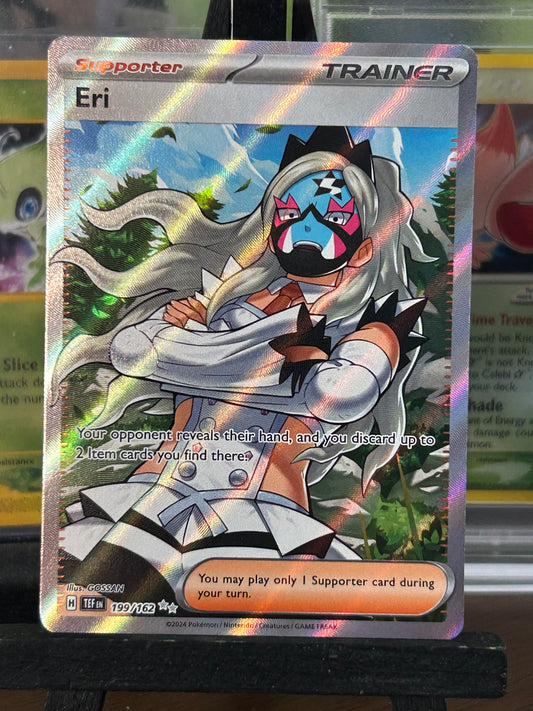 Eri Full Art 199/162 Temporal Forces Pokémon Card - English