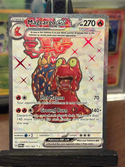 Magcargo EX Full Art 191/167 Twilight Masquerade Pokémon Card - English