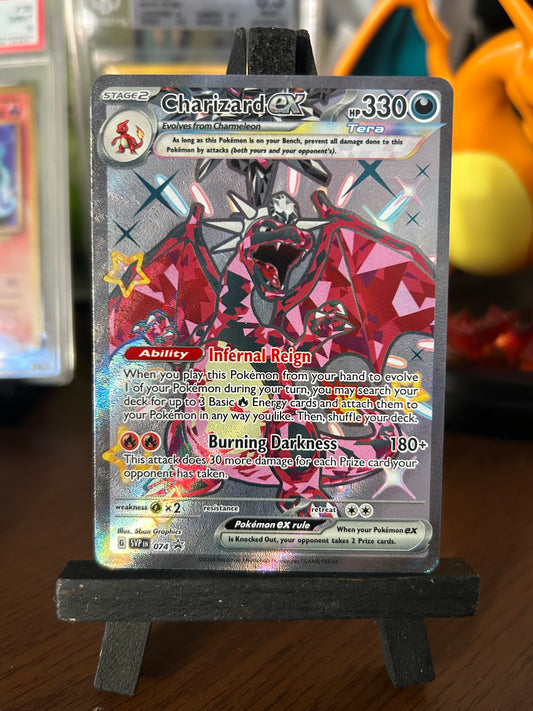 Charizard EX SVPEN 074 Black Star Promo Paldean Fates Pokémon Card - English