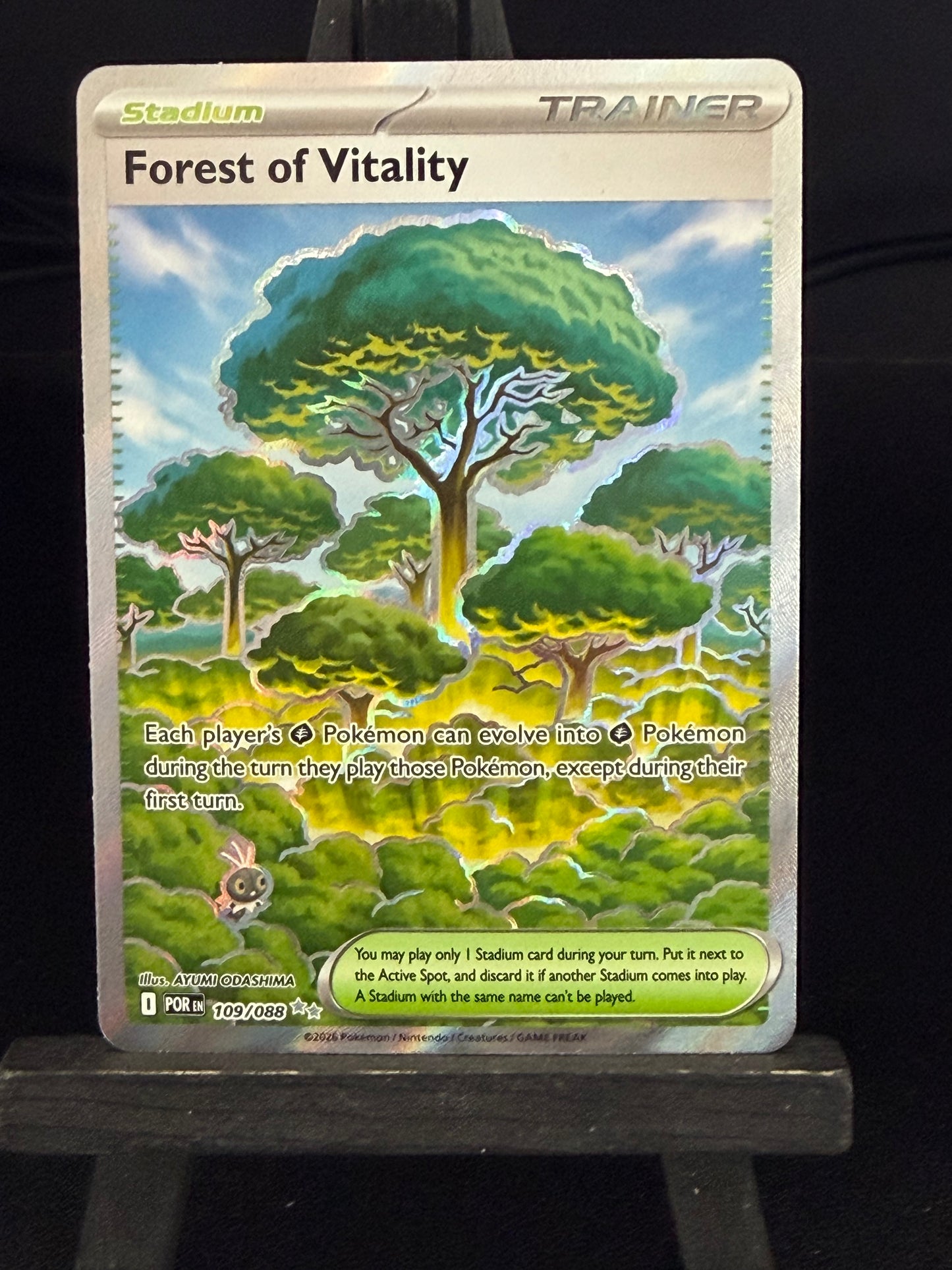 Forest of Vitality 109/088 Full Art Perfect Order Pokémon Card - English
