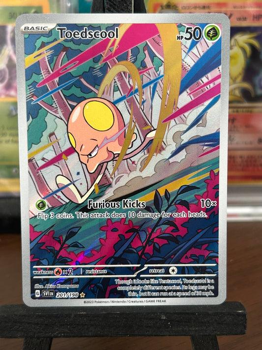 Toedscool IR 201/198 Scarlet & Violet Base Pokémon Card - English