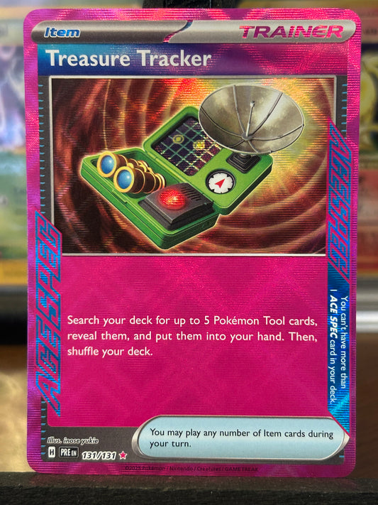 Treasure Tracker Ace Spec 131/131 Prismatic Evolutions Pokémon Card - English