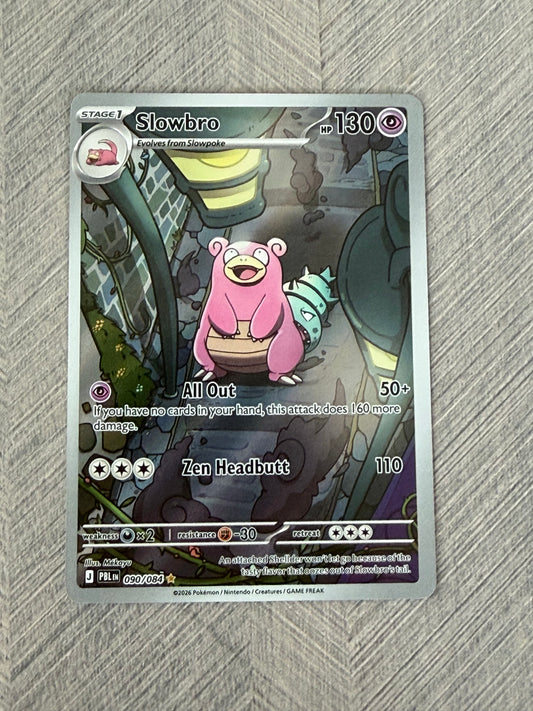 Slowbro 090/084 IR Pitch Black Pokémon Card - English