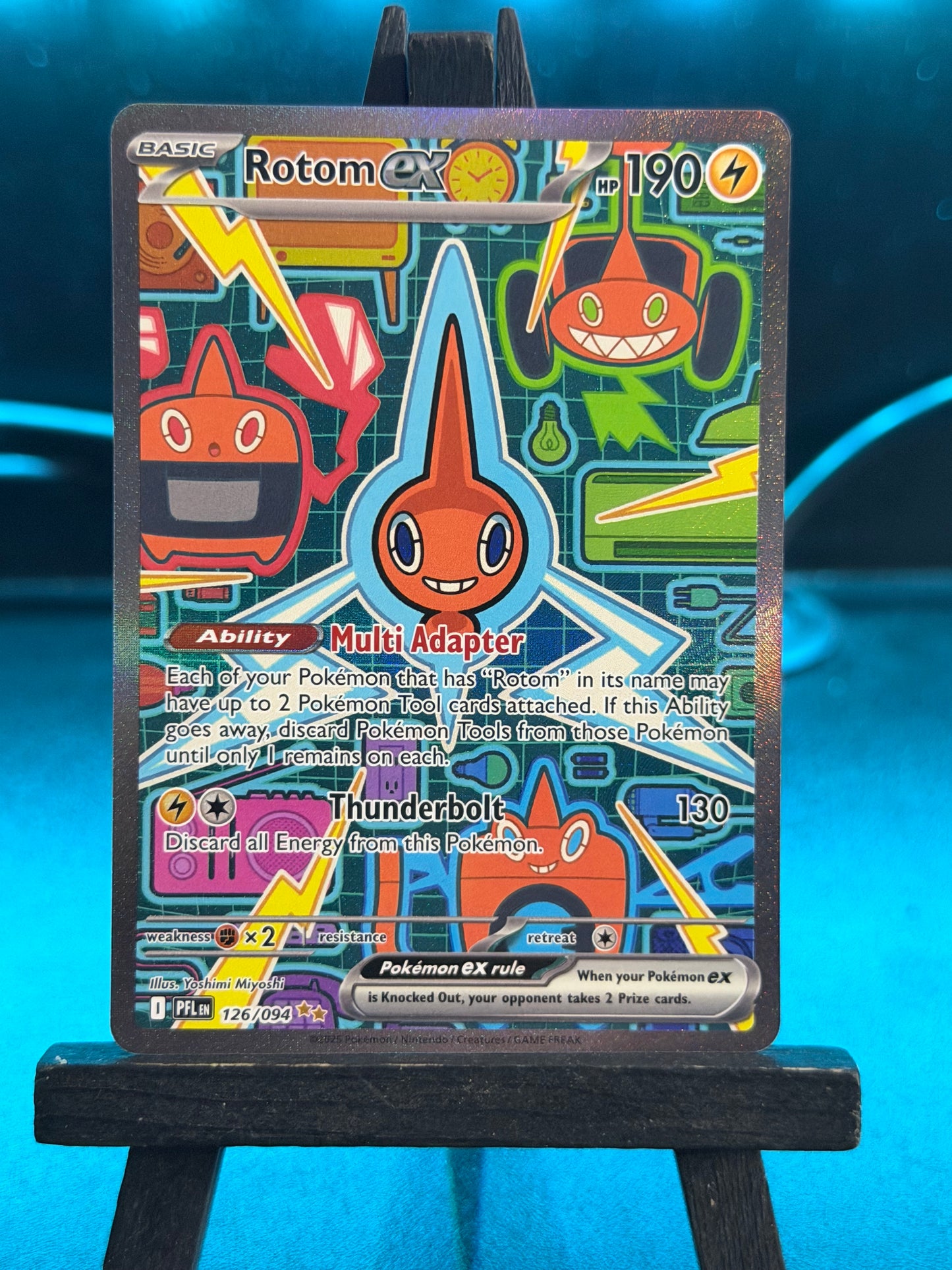 Rotom ex 126/094 SIR Phantasmal Flames Pokémon Card - English