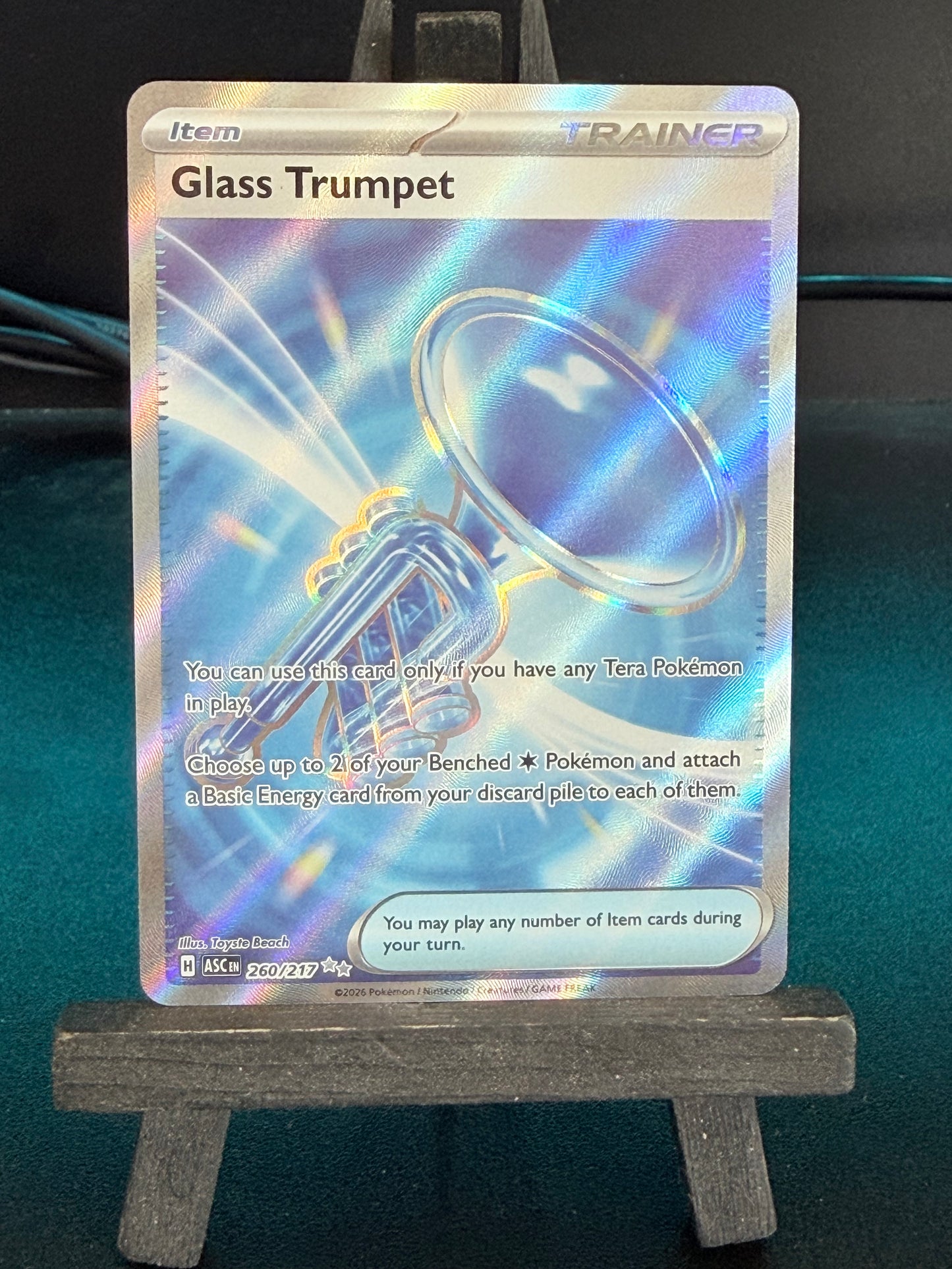 Glass Trumpet 260/217 Full Art Ascended Heroes Pokémon Card - English