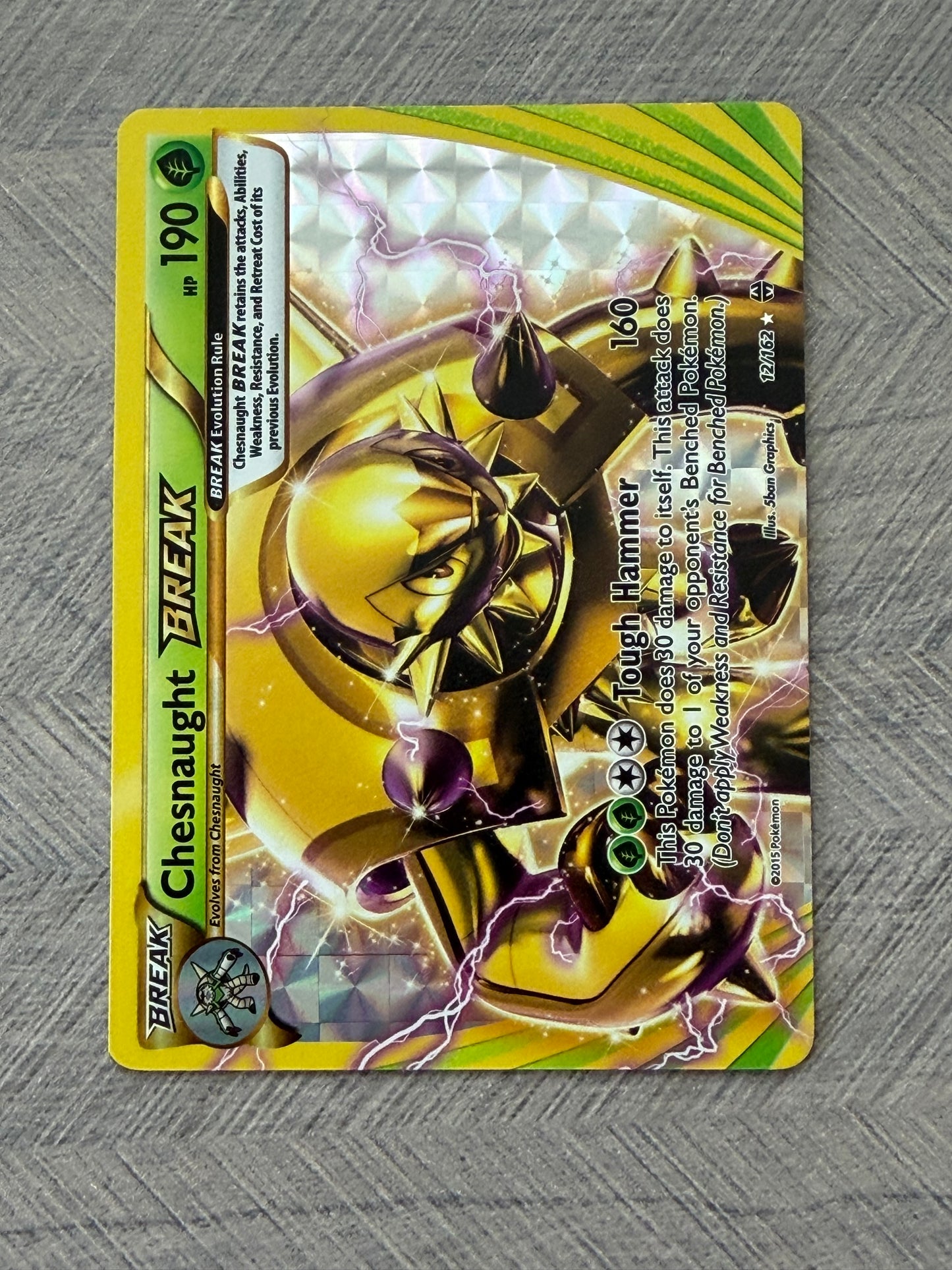 Chesnaught BREAK 12/162 BREAKthrough Pokémon Card - English