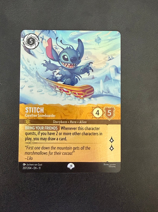Stitch 207/204 Epic Wintrerspell Disney Lorcana Card