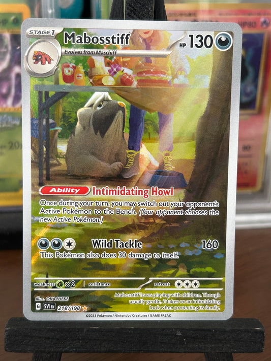 Mabosstiff IR 218/198 Scarlet & Violet Base Pokémon Card - English