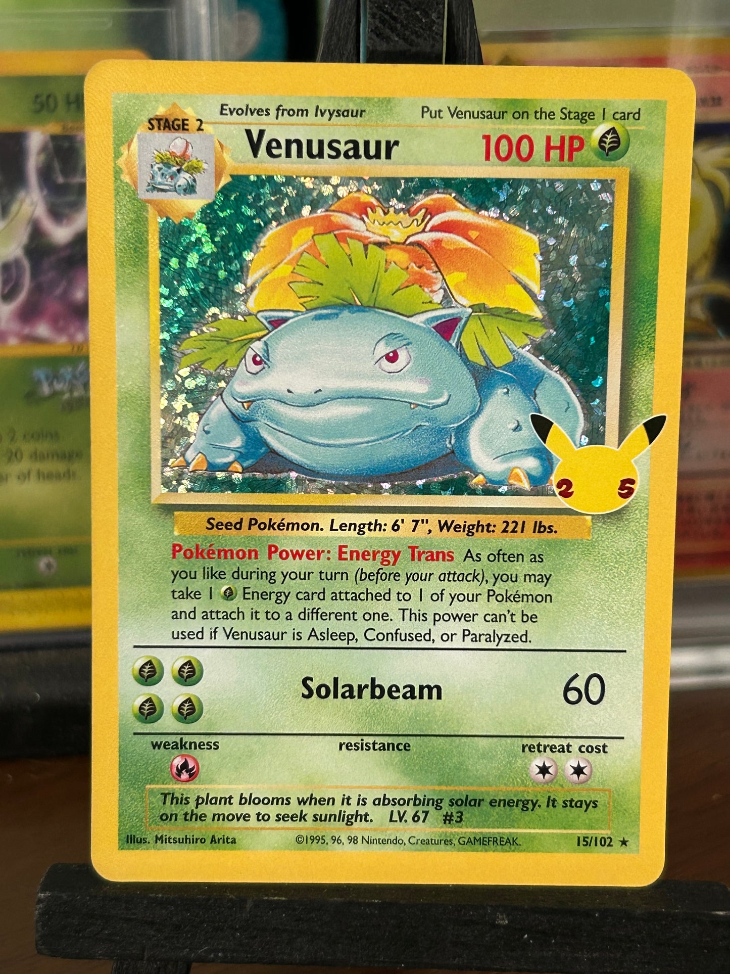 Venusaur Classic Collection 15/102 Celebrations Pokémon Card - English