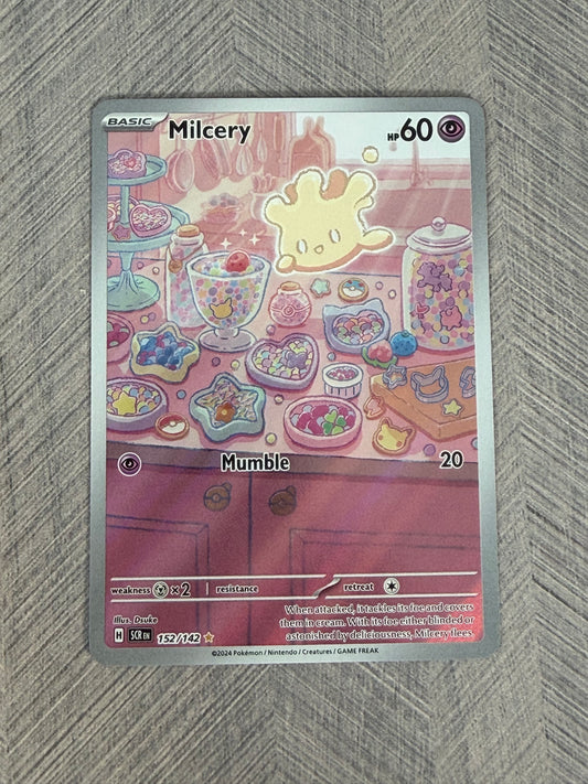 Milcery 152/142 IR Stellar Crown Pokémon Card - English