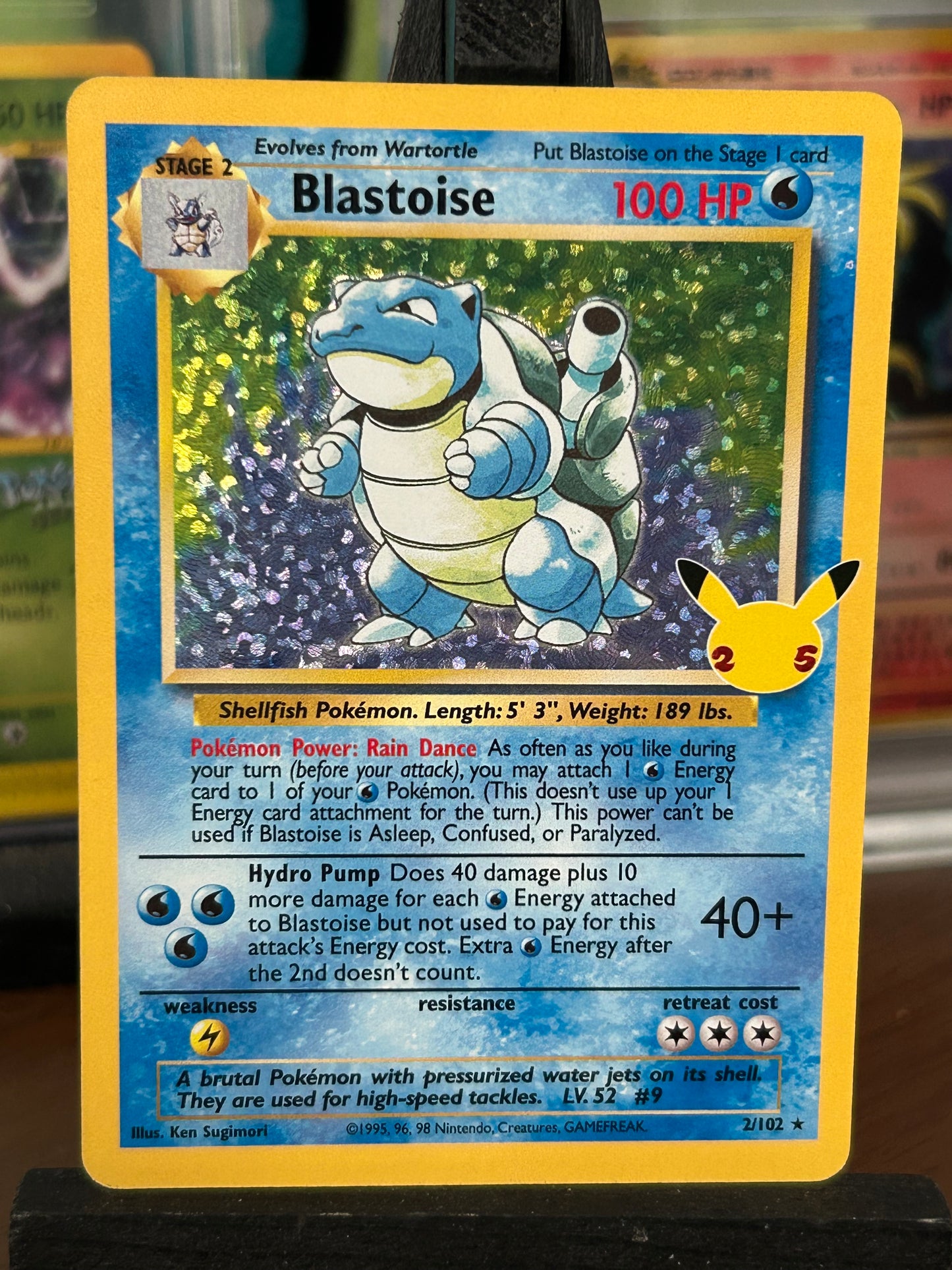 Blastoise Classic Collection 2/102 Celebrations Pokémon Card - English