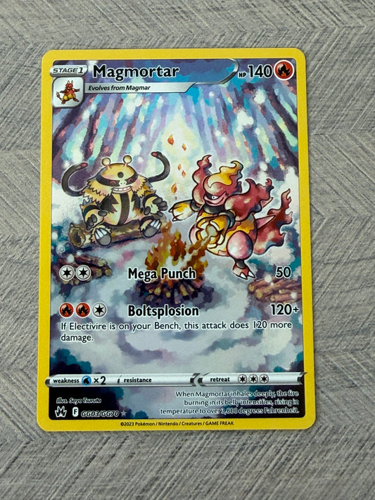 Magmortar GG03/GG70 Crown Zenith Pokémon Card - English