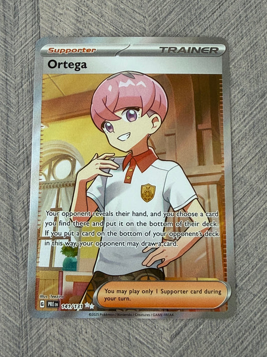 Ortega 141/131 Full Art Prismatic Evolutions Pokémon Card - English
