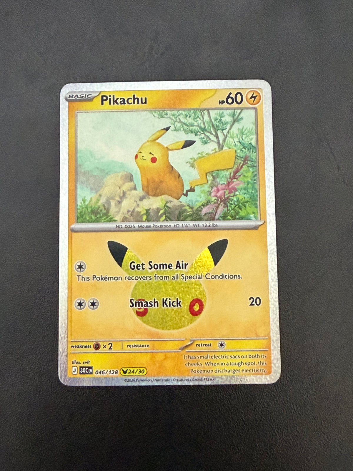 Pikachu 30th Celebration Single Cards - English