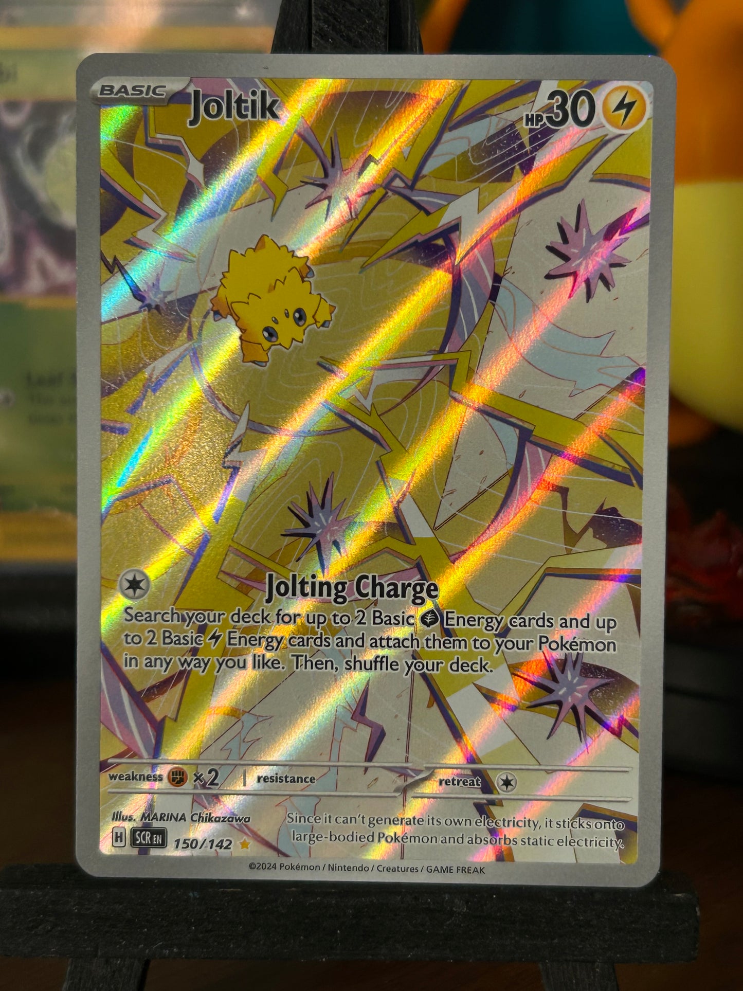 Joltik 150/142 Stellar Crown Pokémon Card - English