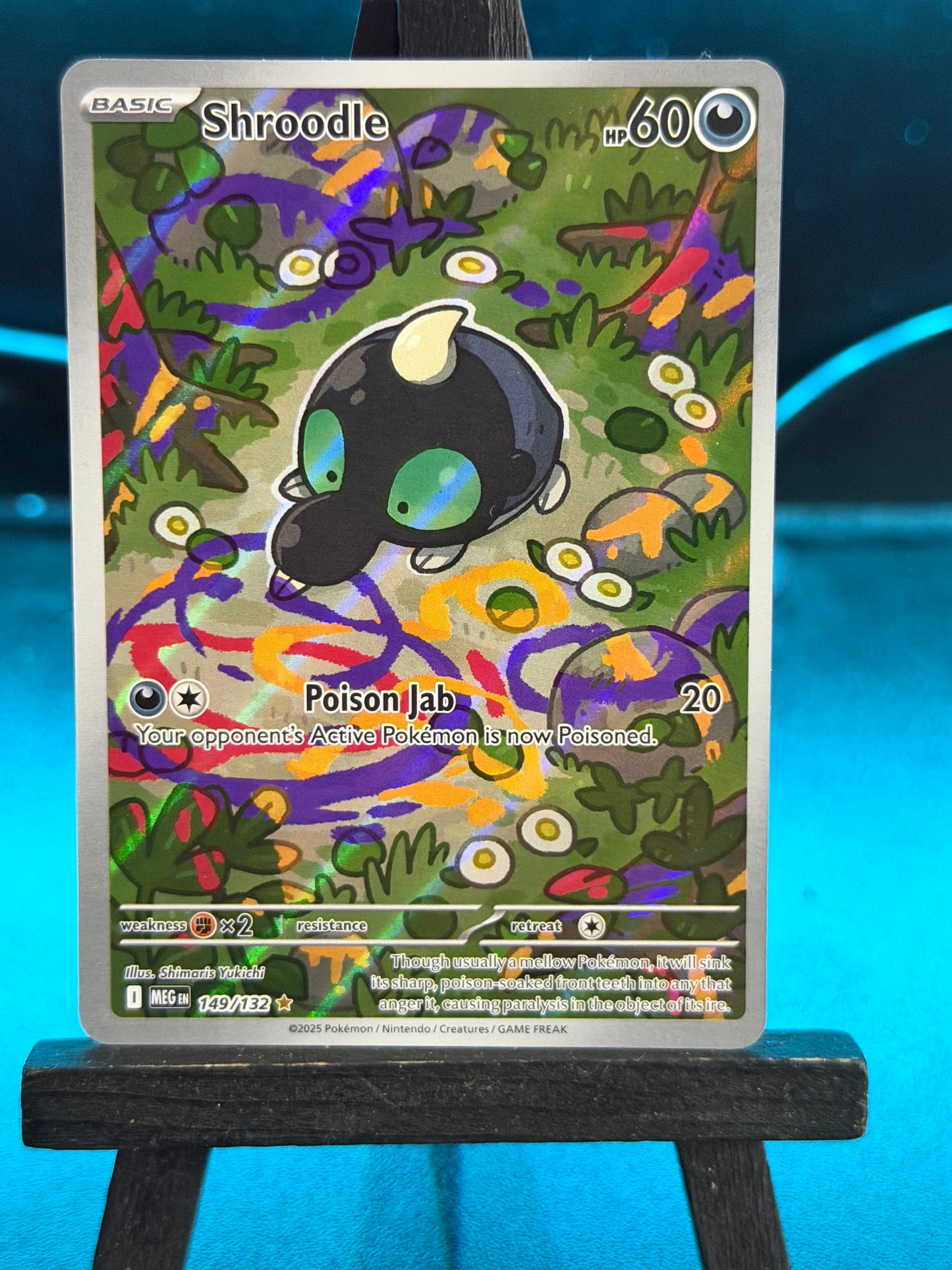 Shroodle 149/132 IR Mega Evolution Pokémon Card - English