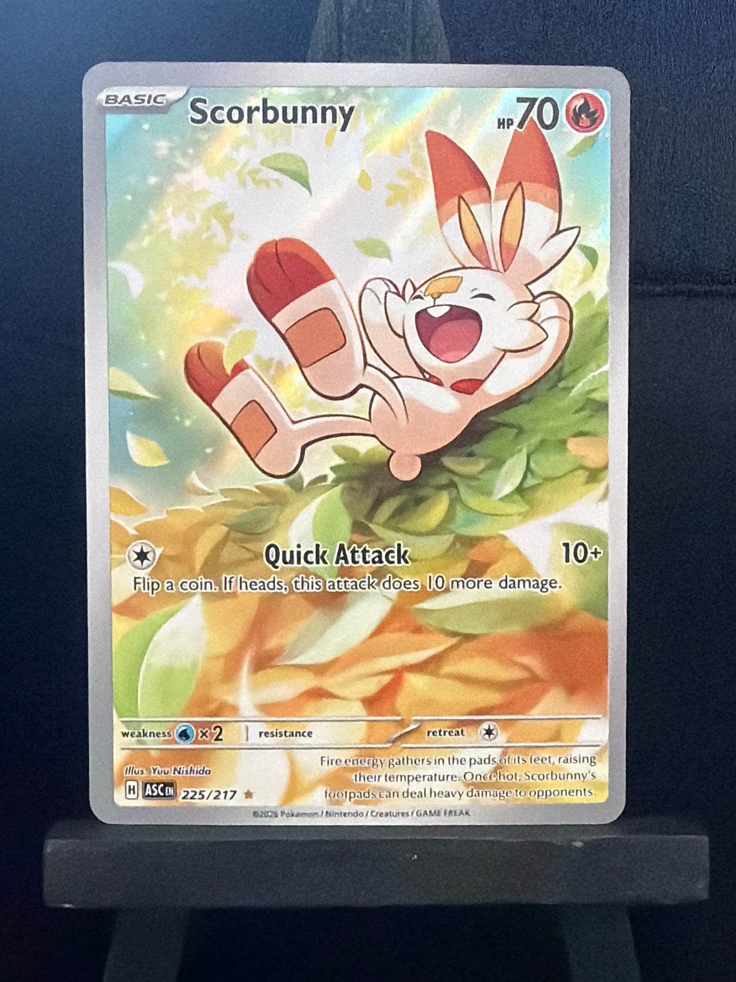 Scorbunny 225/217 IR Ascended Heroes Pokémon Card - English