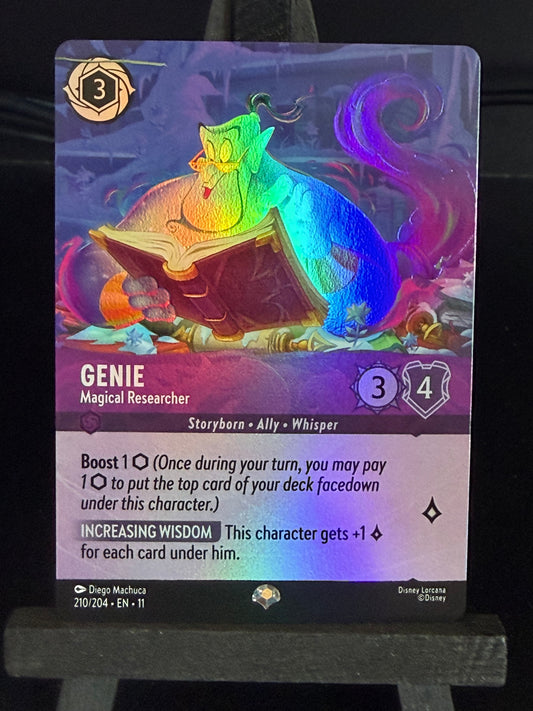 Genie - Magical Researcher 210/204 Epic Wintrerspell Disney Lorcana Card
