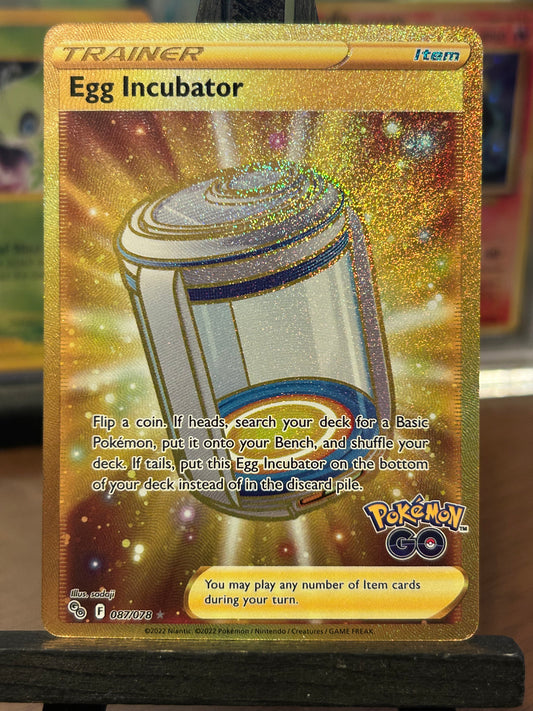 Egg Incubator Gold 087/078 Pokémon Go Pokémon Card - English