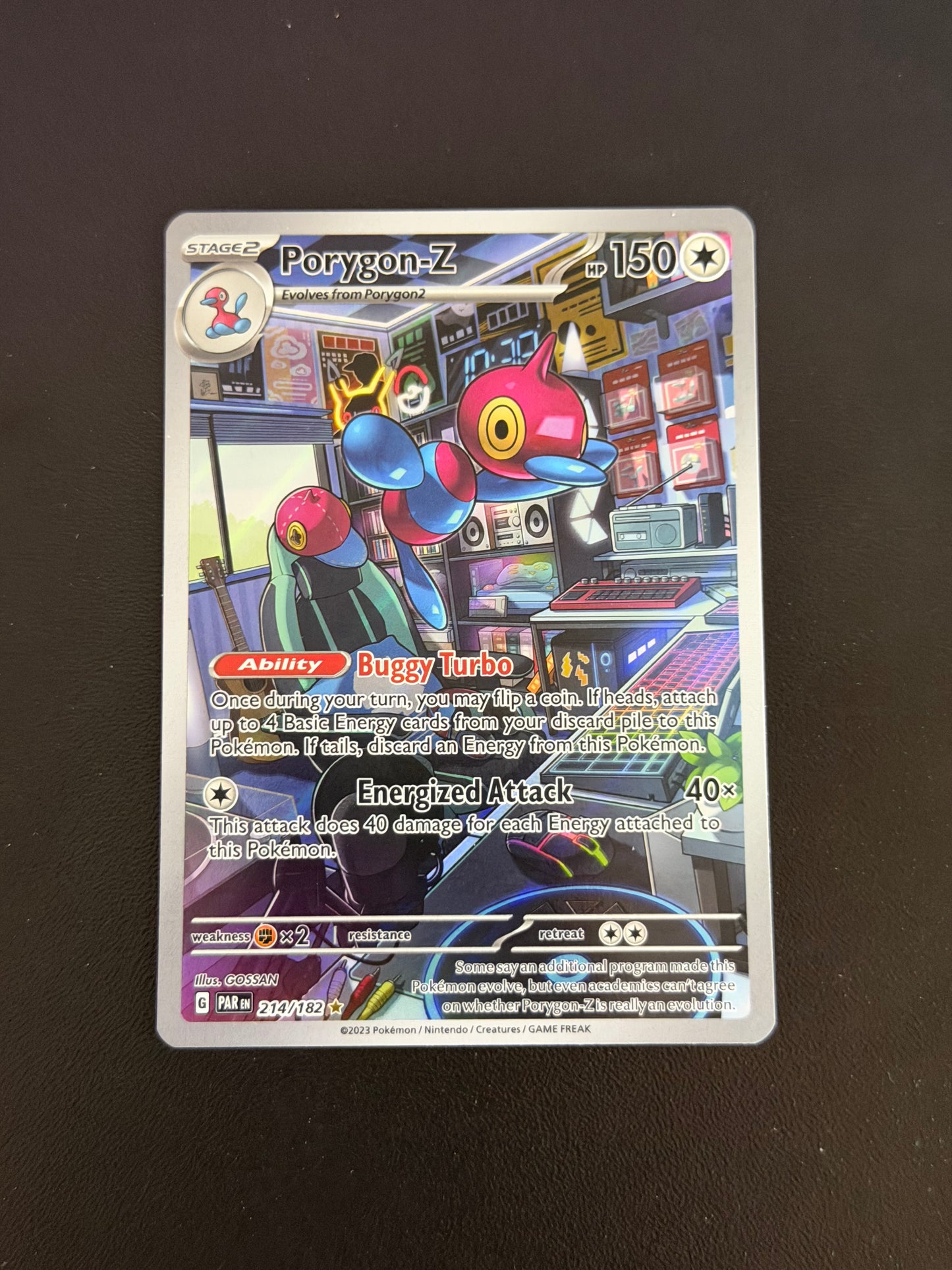 Porygon-Z 214/182 IR Paradox Rift Pokémon Card - English