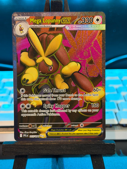 Mega Lopunny Full Art 115/094 Phantasmal Flames Pokémon Card - English