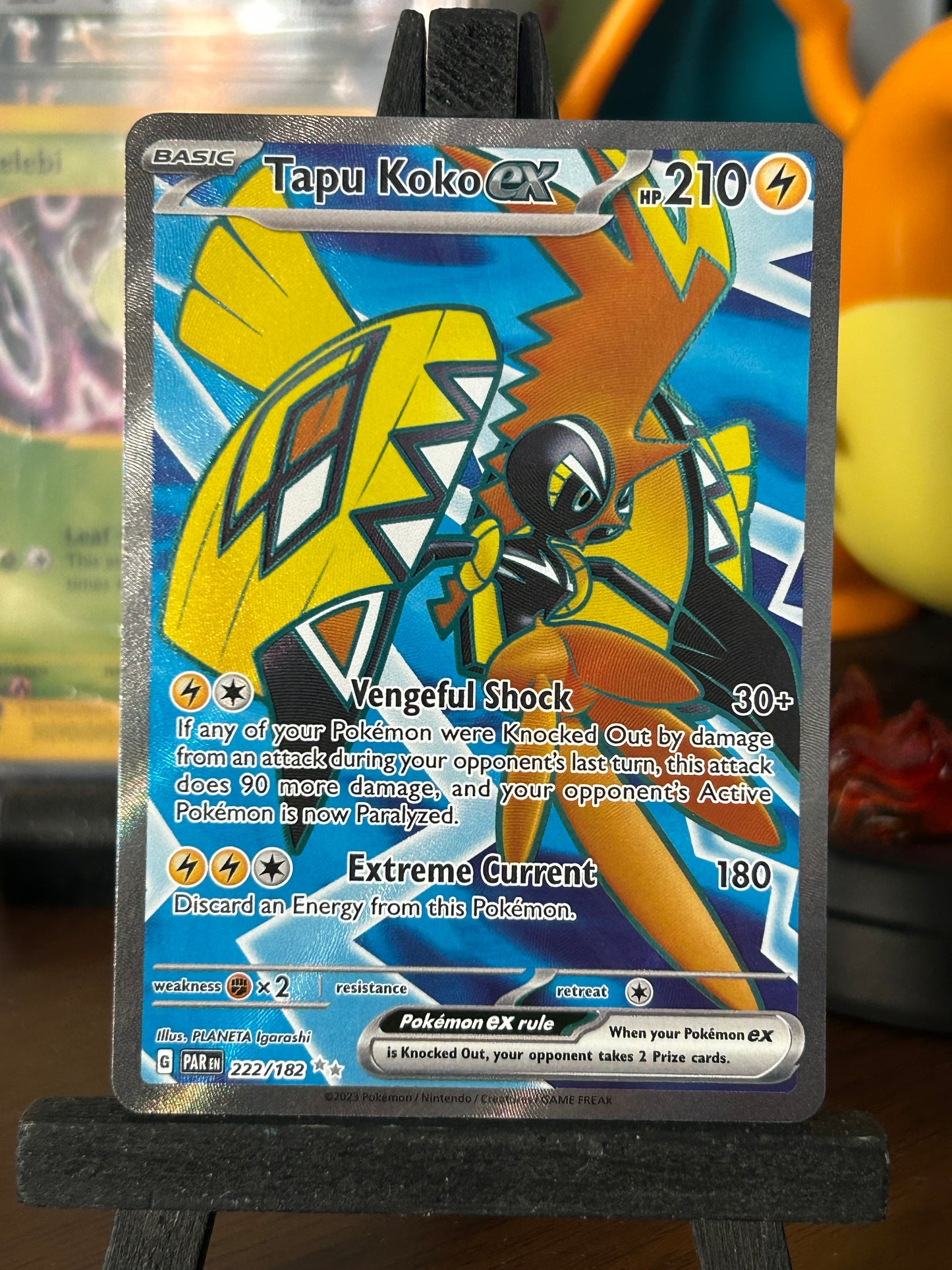 Tapu Koko Full Art 222/182 Paradox Rift Pokémon Card - English