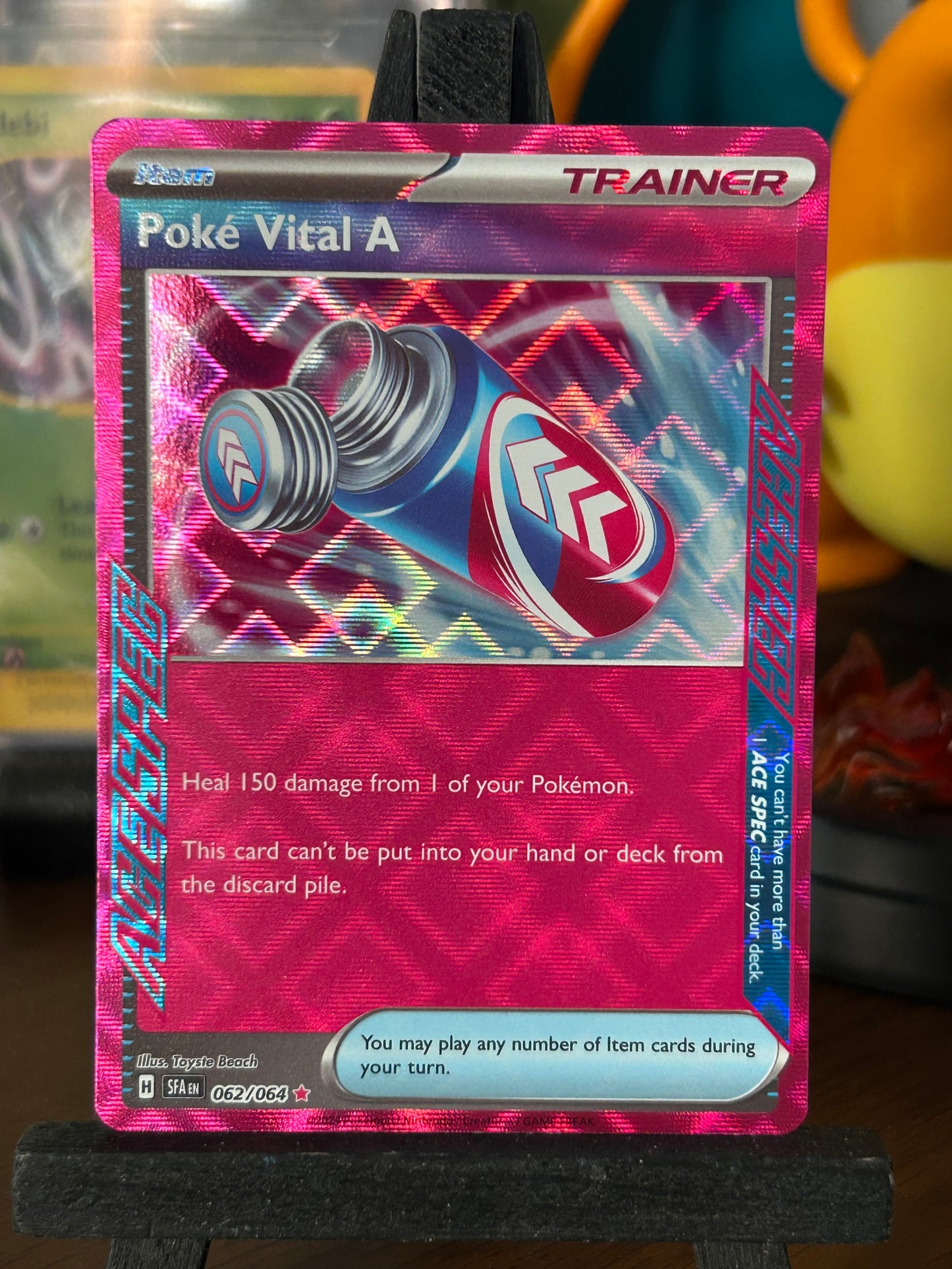 Poke Vital A Ace Spec 062/064 Shrouded Fable Pokémon Card - English