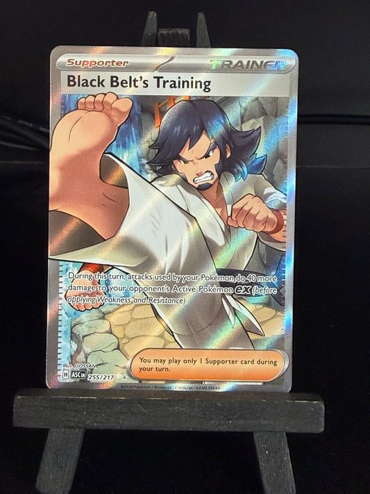 Black Belt's Training 255/217 Full Art Ascended Heroes Pokémon Card - English