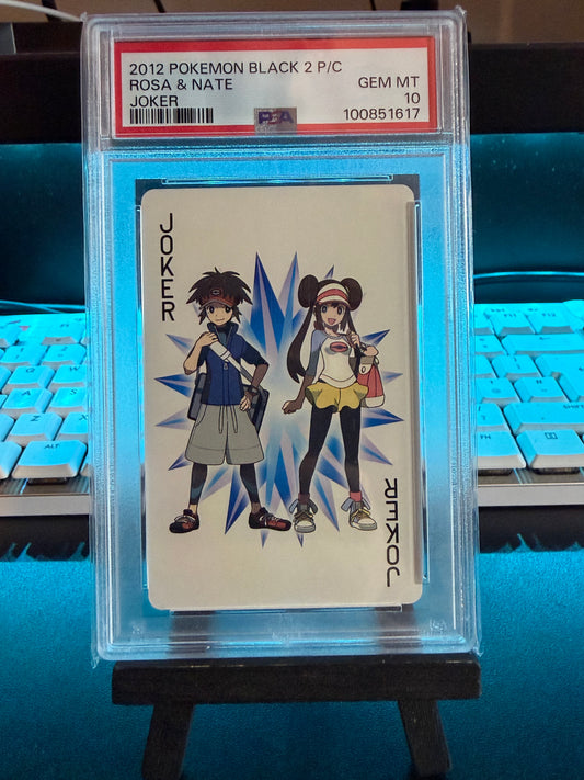 Rosa & Nate - Joker - Pokémon Black 2 P/C - Gem Mint 10 PSA Card
