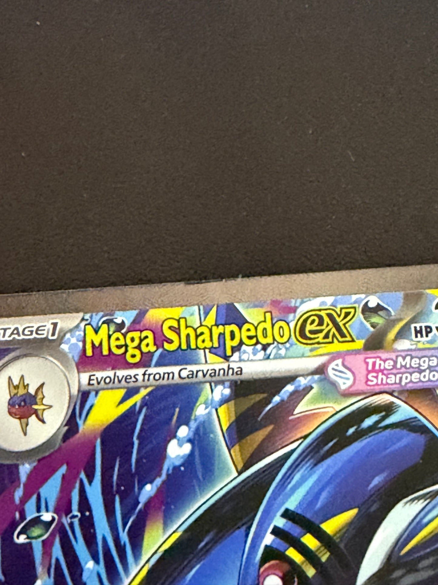 Mega Sharpedo SIR 127/094 Phantasmal Flames Pokémon Card - English