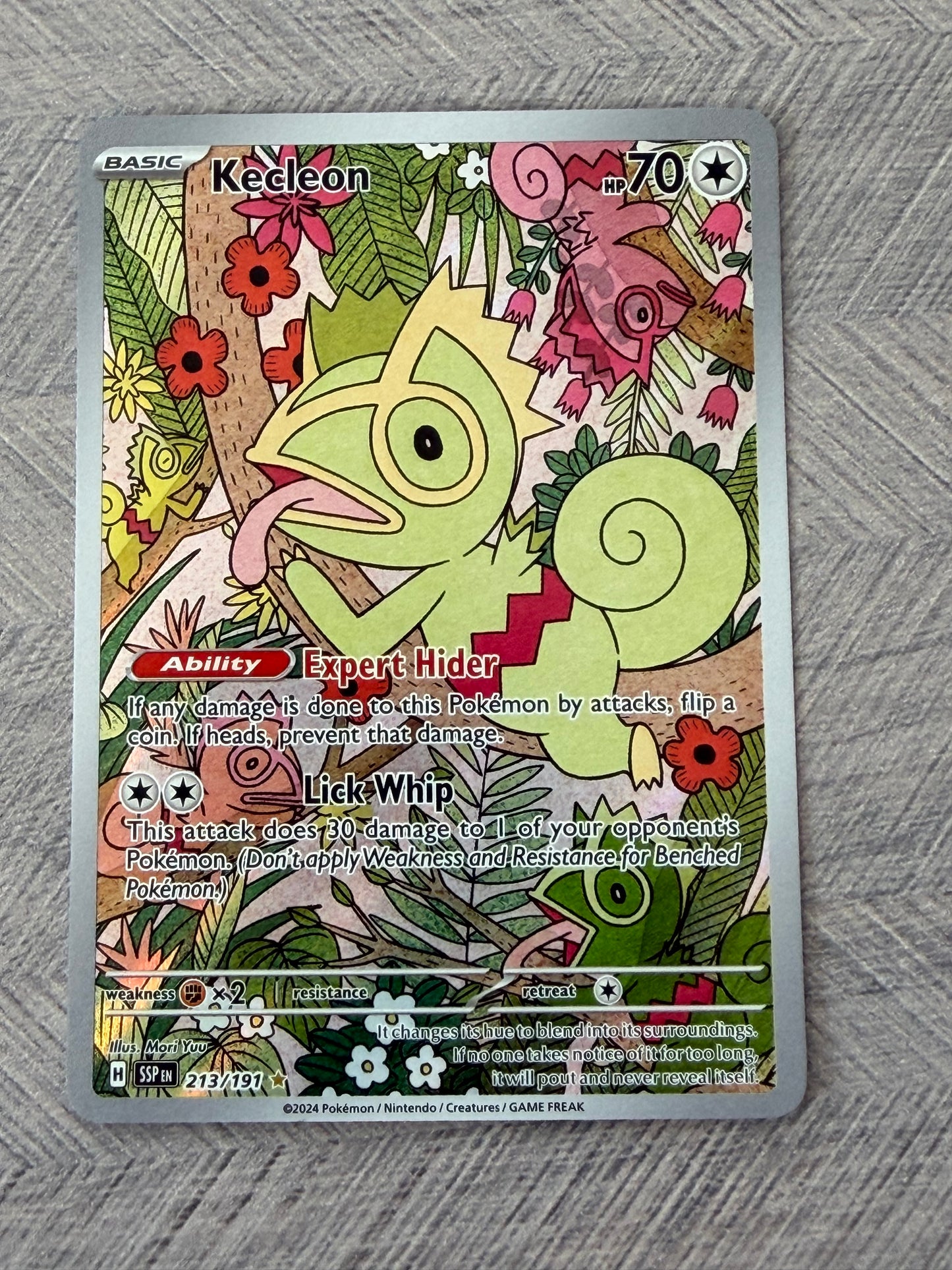 Kecleon 213/191 IR Surging Sparks Pokémon Card - English