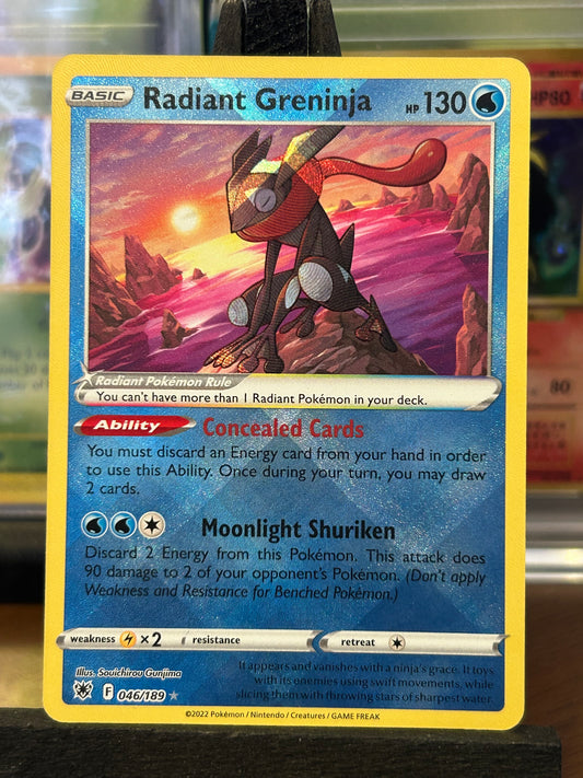 Radiant Greninja 046/189 Astral Radiance Pokémon Card - English