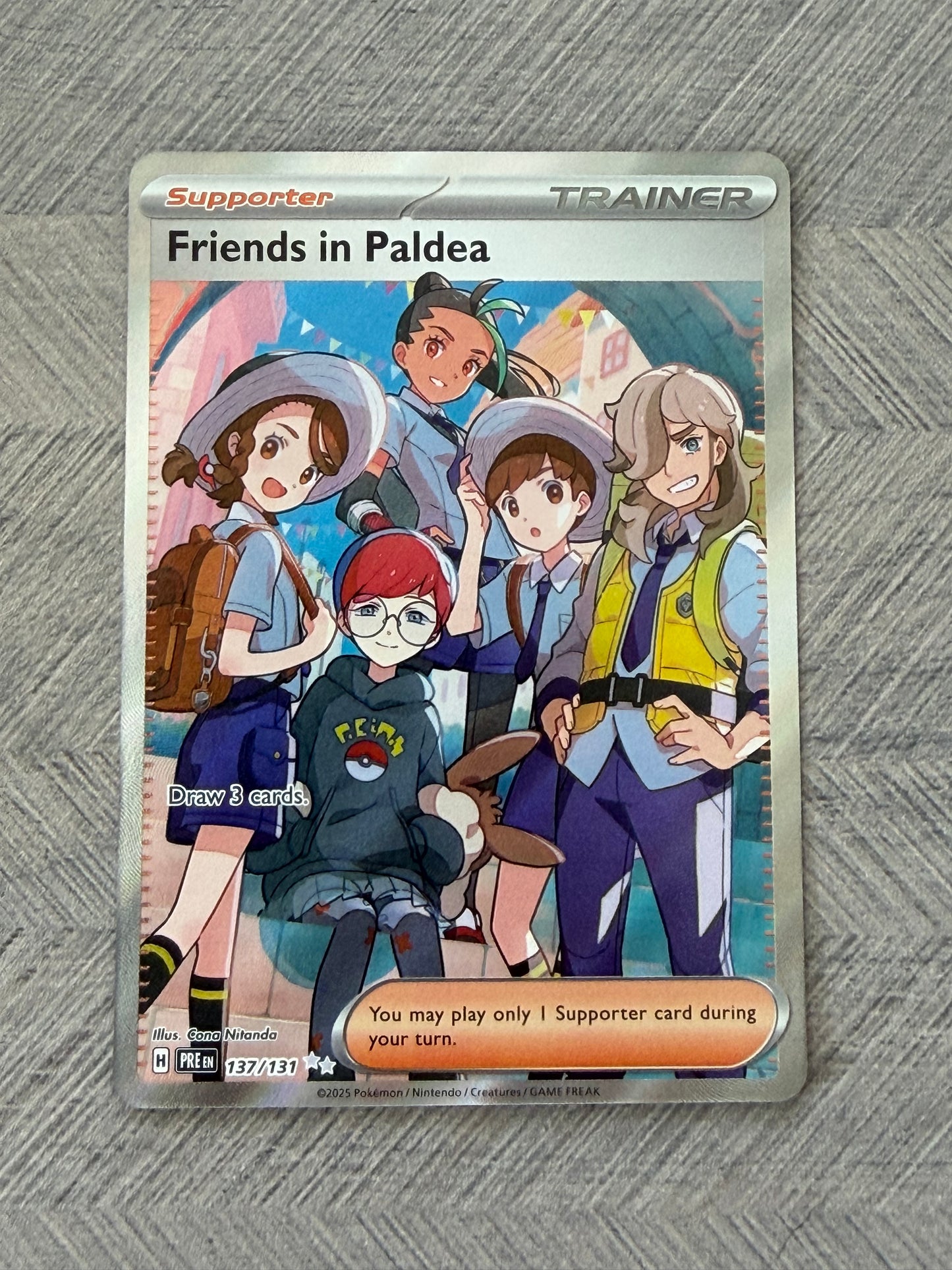 Friends in Paldea 137/131 Full Art Prismatic Evolutions Pokémon Card - English