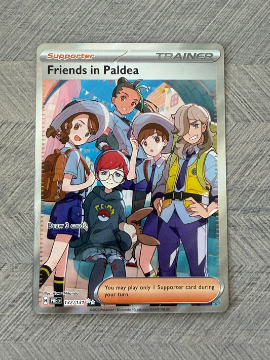 Friends in Paldea 137/131 Full Art Prismatic Evolutions Pokémon Card - English