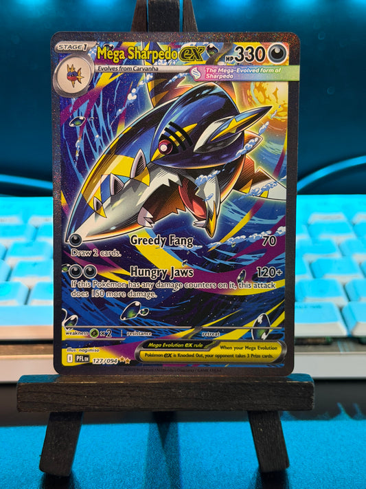 Mega Sharpedo SIR 127/094 Phantasmal Flames Pokémon Card - English